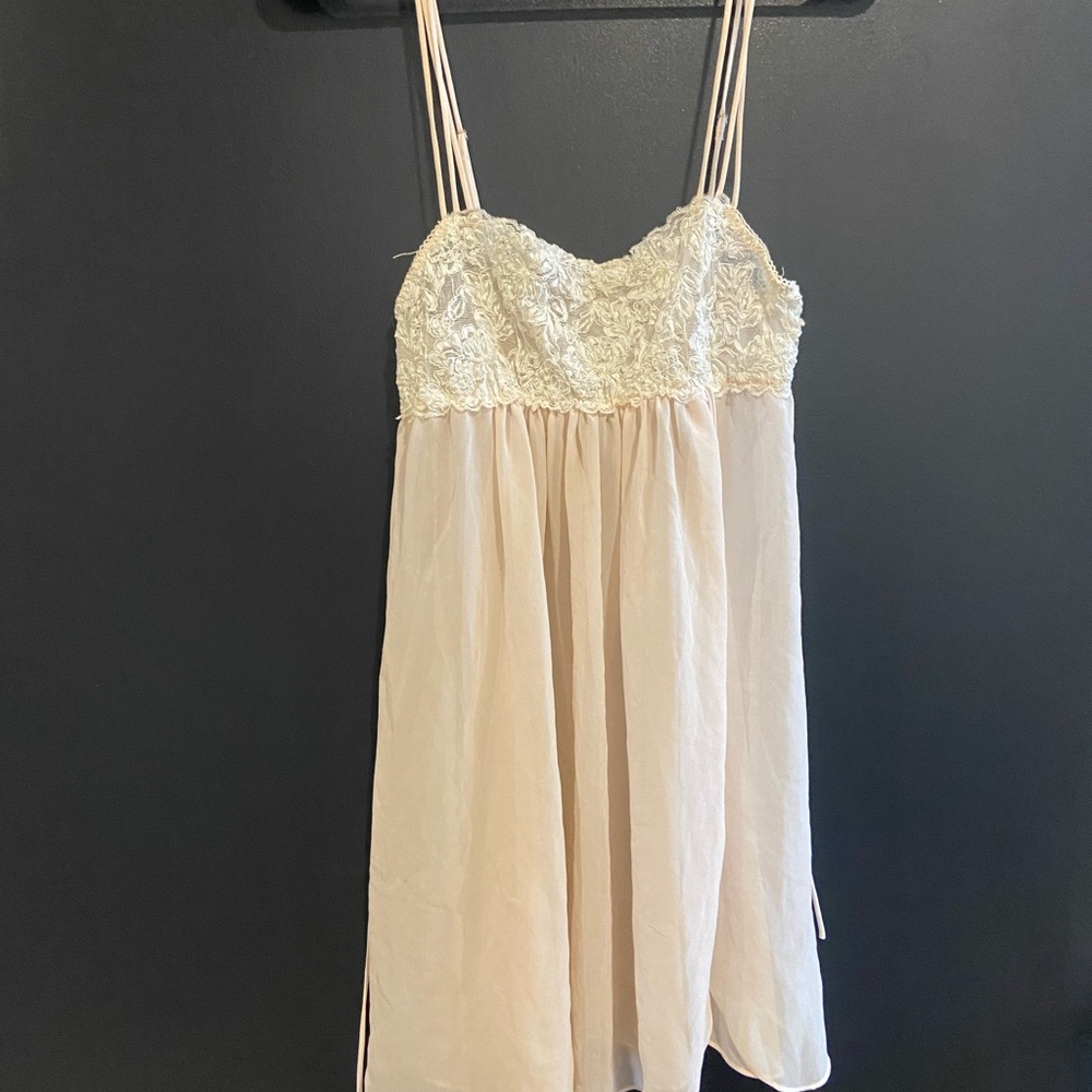 Blush pink babydoll chemise